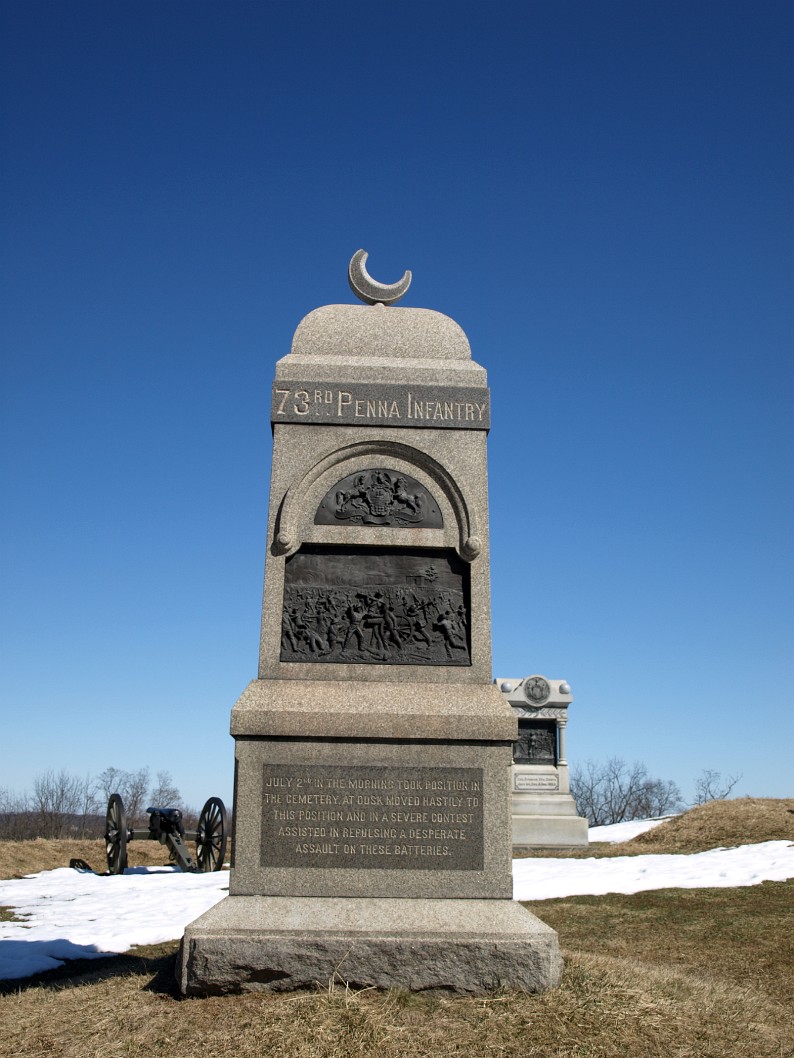 73rd Pennsylvania Infantry Monument 73rd Pennsylvania Infantry Monument