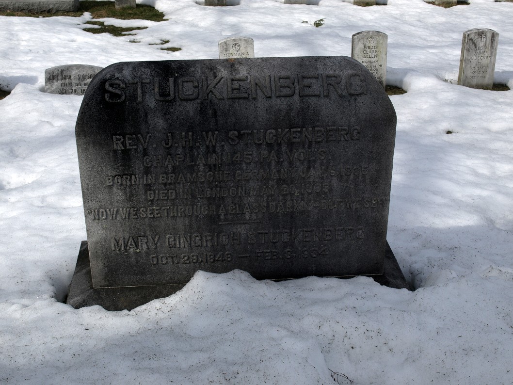 Chaplain Stuckenberg of the 45 Pennsylvania Volunteers Chaplain Stuckenberg of the 45 Pennsylvania Volunteers