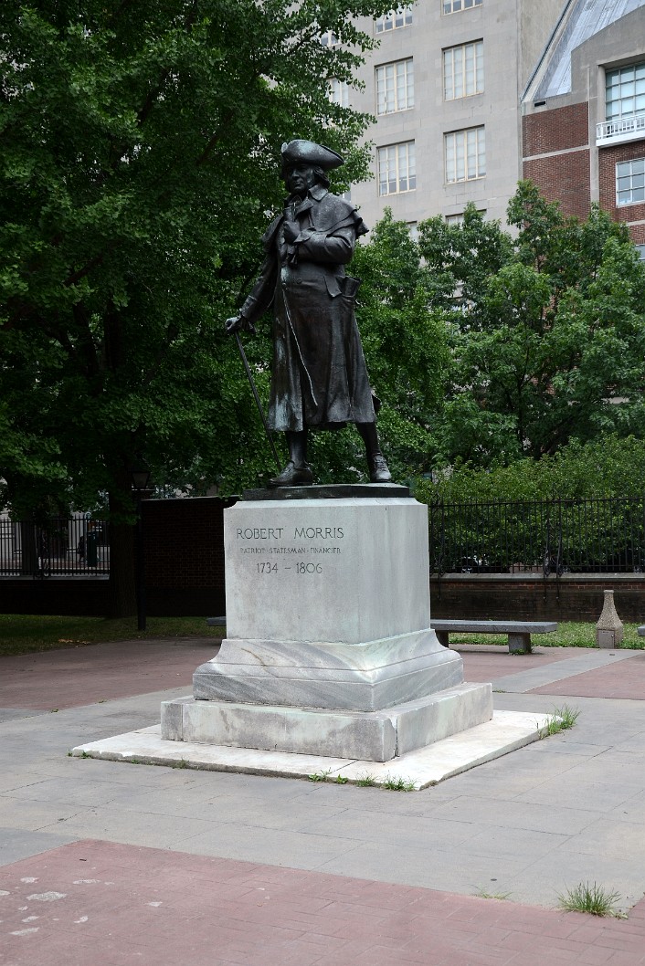 Statue of the Patriot Robert Morris Financier of the American Revolution Statue of the Patriot Robert Morris Financier of the American Revolution