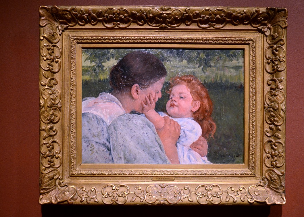 Maternal Caress By Mary Cassatt Maternal Caress By Mary Cassatt
