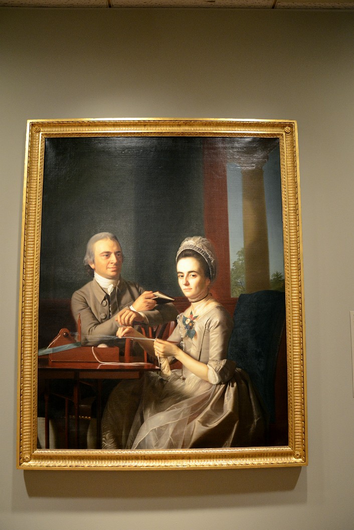 Portrait of Mr. and Mrs. Thomas Mifflin (Sarah Morris) By John Singleton Copely Portrait of Mr. and Mrs. Thomas Mifflin (Sarah Morris) By John Singleton Copely