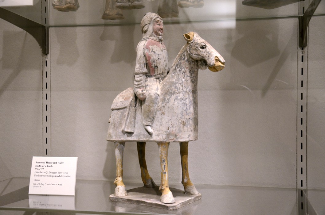 6th Century Chinese Armored Horse and Rider Made For Tomb 6th Century Chinese Armored Horse and Rider Made For Tomb