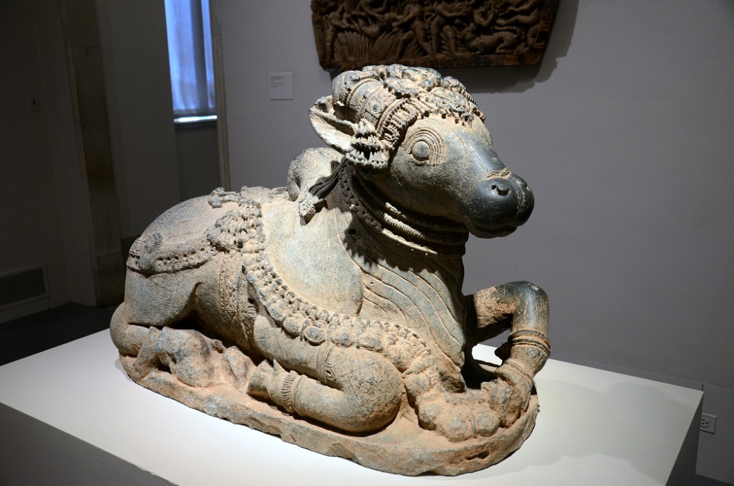 Nandi, the God Shiva's Bull From 13th Century India Nandi, the God Shiva's Bull From 13th Century India