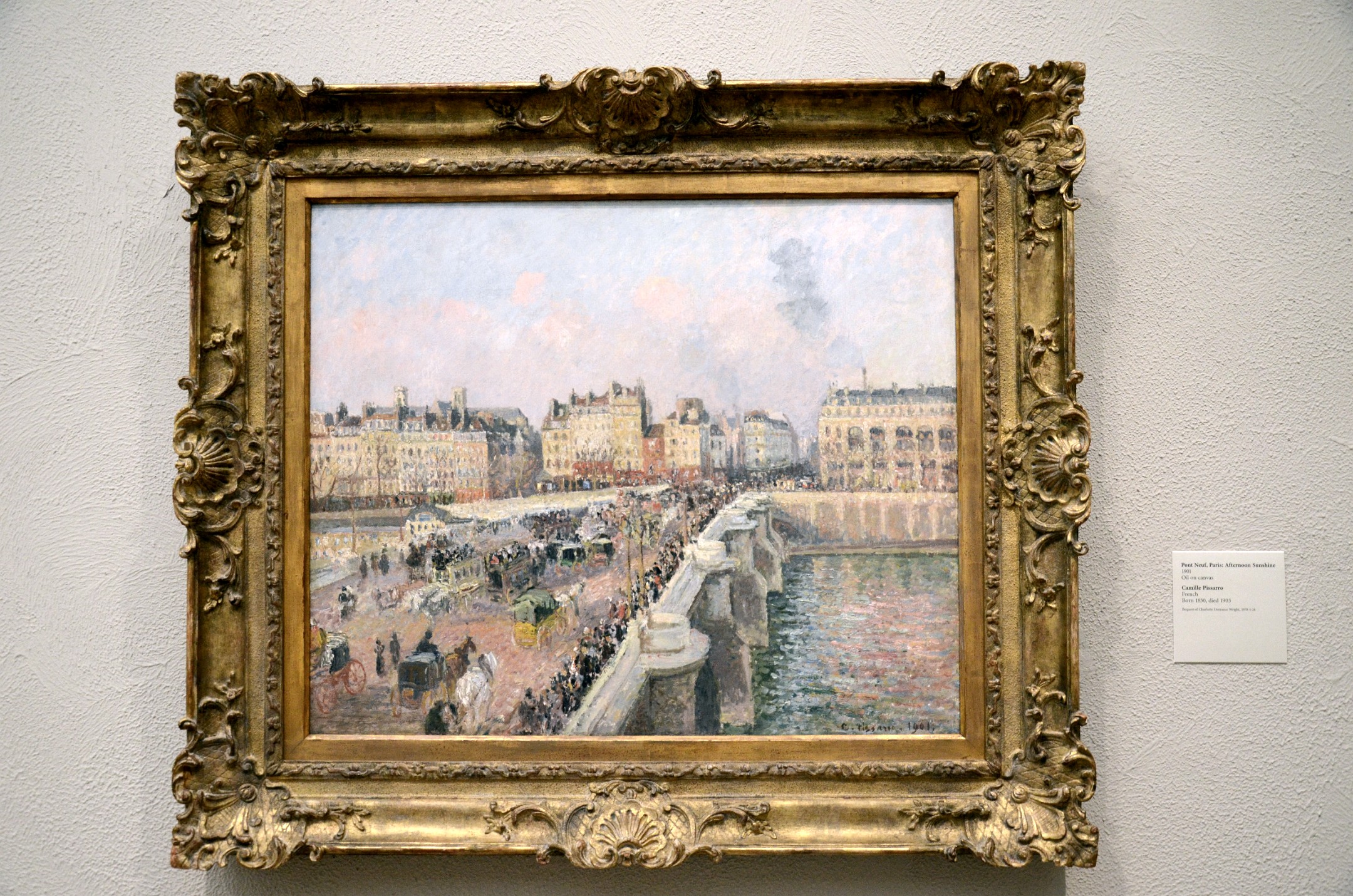 Afternoon Sunshine, Pont Neuf By Camille Pissarro Afternoon Sunshine, Pont Neuf By Camille Pissarro