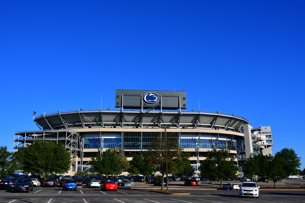 Beaver Stadium and Clear Blue Skies