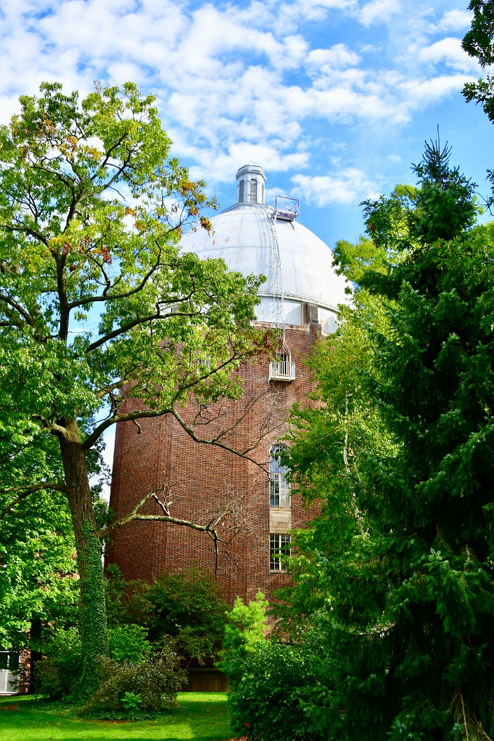 Old Biomechanics Lab Tower Behind the Trees