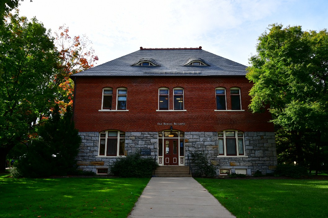 Front of the Botany Building Built in 1887